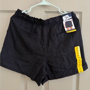 GAP Black Linen Women's Cargo Shorts